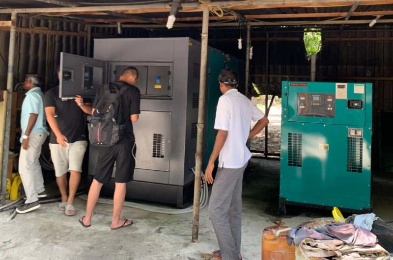 METCL Maldives Resort Enclosed soundproof Cummins 100kW and 200KW diesel generator