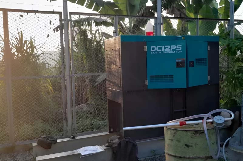 METCL PNG Papua New Guinea 5G Telecom base station DC12P Perkins 12KW DC48V diesel generator