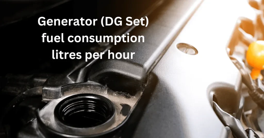 METCL diesel generator fuel consumption litres per hour